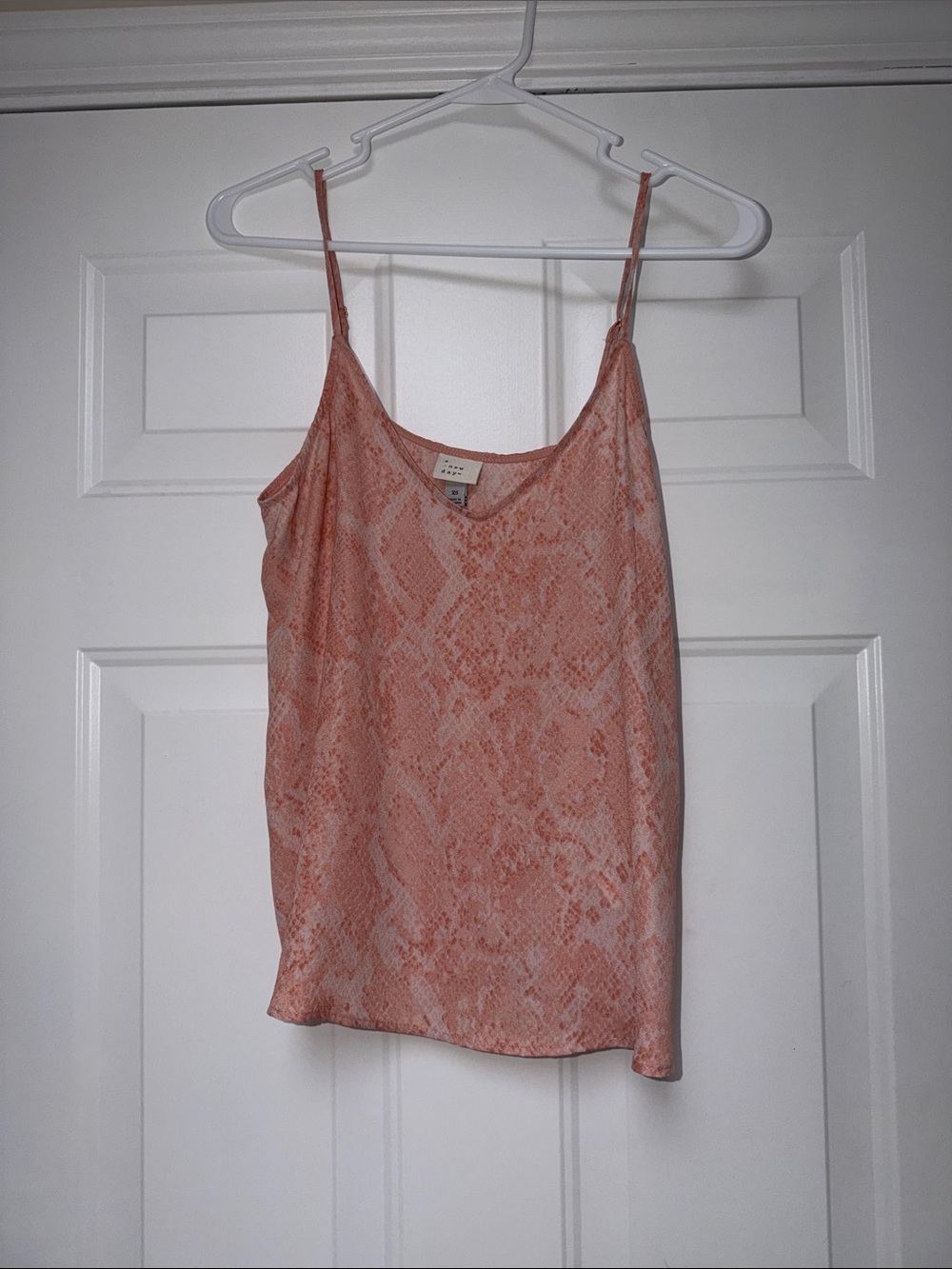 a new day Peach Snake-Print Cami